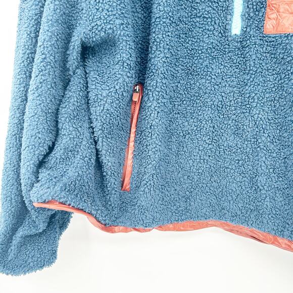 Fabletics Womens Winter Athleisure Larisa Fleece Pullover Sherpa Jacket Size L - Picture 5 of 9